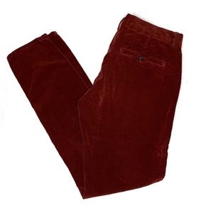 Vince Corduroy Rust Trouser Size 28